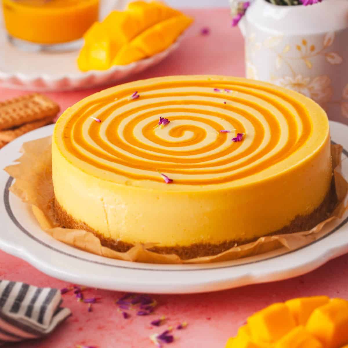 Mango Cheesecake That Actually Tastes Like Mango